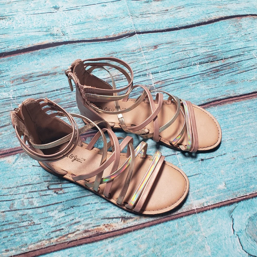 Cat & Jack Strappy Sandals Size 13